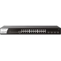 DRAYTEK 24port VigorSwitch G2280x GIGABIT 4X-10GbE SFP+ Yönetilebilir Switch