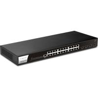 DRAYTEK 24port VigorSwitch G2280x GIGABIT 4X-10GbE SFP+ Yönetilebilir Switch