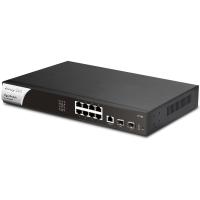 DRAYTEK 8port 140w FULL PoE VigorSwitch P2100 GIGABIT 2X SFP Yönetilebilir Switch