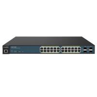 ENGENIUS 24 Port EWS7928P 10/100/2x1000 24 Port PoE+4 x SFP L2 Controller Switch (185W)