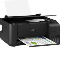 EPSON A4 Renkli L3110 Inkjet Yazıcı Tarayıcı Fotokopi 10/5sayfa USB 2.0,Kablosuz Tanklı
