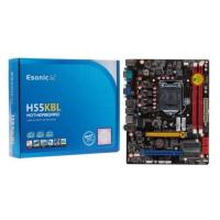 ESONIC 1156p H55 DDR3 H55KBL O/B Vga Lan 4x Sata2 1x (PCIe 2.0) mATX