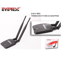 EVEREST 300mbps USB EWN999 Kablosuz Adaptör 1km mesafeli 2.4ghz 2x antenli