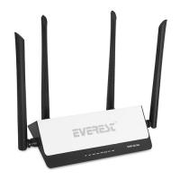 EVEREST 300mbps EWR-521N4 2.4ghz 2port Repeater Bridge Access Point Router 4x sabit anten