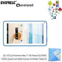EVEREST EVERPAD DC-1112 512 DDR3 1.3GHZ QUAD 8GB 7 HD Ekran ÇIFT KAMERA Tablet PC Distribitör Mavi