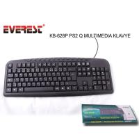 EVEREST KB-628P Q Ps/2 Multimedya Siyah Klavye