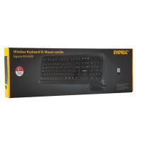 EVEREST KM-8100 Kablosuz Q Trk Siyah Multimedya Klavye & Mouse Set