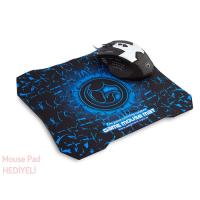 Everest Rampage SGM-X9 Usb Optik Siyah Gaming Mouse+Mouse Pad