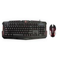 EVEREST RAMPAGE KM-R77 USB Q Trk Led Aydınlatmalı Siyah Gaming Klavye & Mouse Set