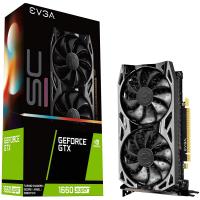 EVGA GTX1660 SUPER 6GB SUPER SC ULTRA GAMING 06G-P4-1068-KR GDDR6 192bit HDMI DP PCIe 16X v3.0