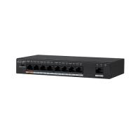 EZ-IP 8port Full PoE SW3009-8ET-P96 10/100 1x SFP Yönetilemez Switch 96w Desktop