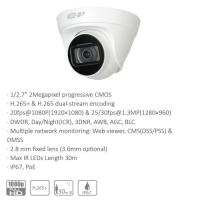 EZ-IP IP DomE 2mp 2.8mm IPC-T1B20-L 1/2.7 CmoS DWDR 30metre IP Kamera H265+ PoE
