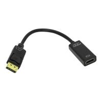 FRISBY 0.15metre FA-6646C DisplayPort & HDMI Görüntü Adaptörü Siyah 1080p