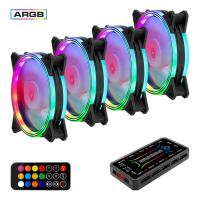FRISBY 12CM FCL-F1272C 4-ADET ARGB FAN+ KONTROL HUB KASA FANI