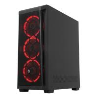 FRİSBY FC-9375G 600W 80+ 4XRGB MESH KASA