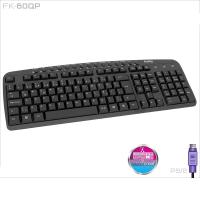 FRISBY Q PS/2 Trk FK-60QP Multimedya Klavye Siyah