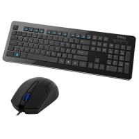 FRISBY FK-158QU USB Q Trk Optic Mouse Siyah Multimedya Klavye - Mouse Set