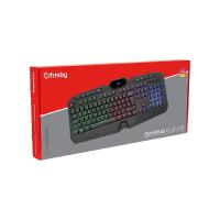 FRISBY FK-4860QU USB Q Trk RGB Led Aydınlatmalı Siyah Gaming Klavye