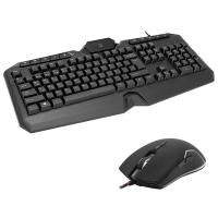 FRISBY FK-4865QU USB Q Trk Optic Mouse RGB Led Aydınlatmalı Siyah Multimedya Klavye - Mouse Set