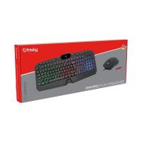 FRISBY FK-4865QU USB Q Trk Optic Mouse RGB Led Aydınlatmalı Siyah Multimedya Klavye - Mouse Set