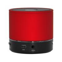 FRISBY FS-P202BT Bluetooth+USB-SD Kırmızı/Siyah 3w Taşınabilir Hoparlör Renk Değiştiren LED'ler