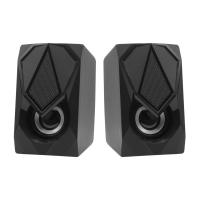 FRISBY FS-2136U-B 1+1 USB Siyah 12w Hoparlör RGB Ledli