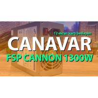 FSP CANNON FSP1300-50YD 1300W 12xPCI Express BITCOIN MINING POWERSUPLY (12 ADET EKRAN KARTI BESLEYEBİLİR)