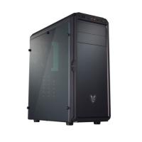 FSP mid Tower Powersiz CMT120A ATX PC Kasası Çelik,Pencereli Siyah
