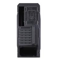 FSP mid Tower Powersiz CMT120A ATX PC Kasası Çelik,Pencereli Siyah