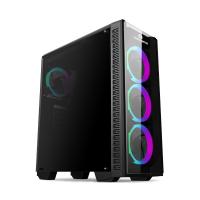 GameBooster mid Tower Powersiz Gaming GB-G3060B ATX PC Kasası Temperli Cam Siyah