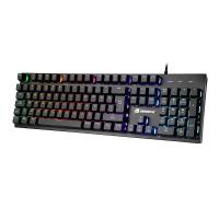 GameBooster GB-G76K USB Q Trk Rainbow Aydınlatmalı Semi-Mechanical Siyah Gaming Klavye