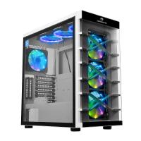 GAMEBOOSTER POWERSIZ GB-PR021BW 7X RGB FANLI GAMING MID-TOWER KASA BEYAZ