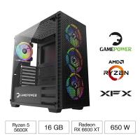 GAMEPOWER DESTİNY RYZEN 5 5600X 16GB 500GB SSD 8GB RX 6600XT DOS