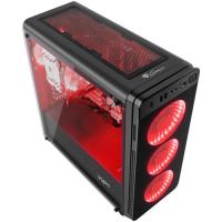 Genesis Irid 300 Red Mid Tower Kasa Siyah PSU YOK