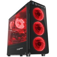 Genesis Irid 300 Red Mid Tower Kasa Siyah PSU YOK