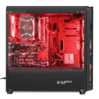 Genesis Irid 300 Red Mid Tower Kasa Siyah PSU YOK