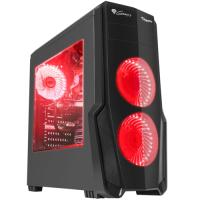 Genesis Titan 800 Red Mid Tower Kasa Siyah PSU YOK