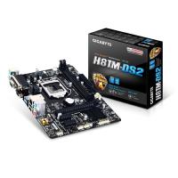 GIGABYTE 1150p H81 DDR3 H81M-DS2 O/B Vga GLan 4x Sata2/Sata3 1x (PCIe 2.0) mATX Paralel,Seri Port