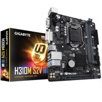 1151p v2 GIGABYTE H310 DDR4 H310M-S2V O/B Vga GLan DVI 4x Sata3 2x (PCIe 3.0) mATX