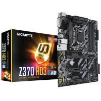 GIGABYTE 1151p v2 Z370 DDR4 Z370-HD3 6x Sata 1x M2 Sata HDMI DVI Intel® HD Graphics 6x (PCIe) ATX