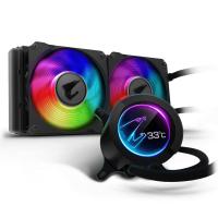 GIGABYTE 240mm AORUS GP-ALQCO240 RGB Sıvı Soğutmalı İşlemci Fanı 2X Fanlı