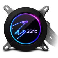 GIGABYTE 240mm AORUS GP-ALQCO240 RGB Sıvı Soğutmalı İşlemci Fanı 2X Fanlı
