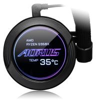 GIGABYTE 360mm GP-AORUS WATERFORCE RGB Sıvı Soğutmalı İşlemci Fanı 3-Fanlı sTRX4-1700p Uyumlu