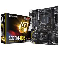 GIGABYTE AM4 A320 DDR4 A320M-HD2 O/B Vga GLan Raid DVI,HDMI 4x Sata3 1x (PCIe 3.0) mATX