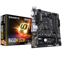 GIGABYTE B450M-DS3H DDR4 M2 PCIe NVME HDMI DVI PCIe 16X v3.0 AM4 mATX
