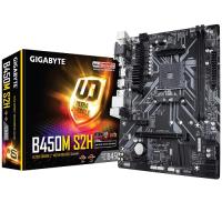 GIGABYTE B450M-S2H DDR4 M2 PCIe NVME HDMI DVI PCIe 16X v3.0 AM4 mATX
