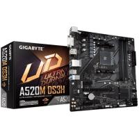 Gigabyte A520M DS3H AM4 Ryzen DDR4 Dvi Hdmi Dp