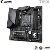 GIGABYTE B550M AORUS PRO-P DDR4 M2 PCIe NVME HDMI DP PCIe 16X v4.0 AM4 mATX