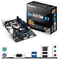 GIGABYTE INTEL H81M-S1 H81 DDR3 1600 VGA GLAN 16x 1150p