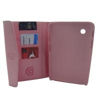 Griffin Deri Kılıf Galaxy Tab 2 P3100 7 Flip Cover Cüzdanlı Pembe